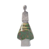 Petite statue fabriquée main en papier recyclé